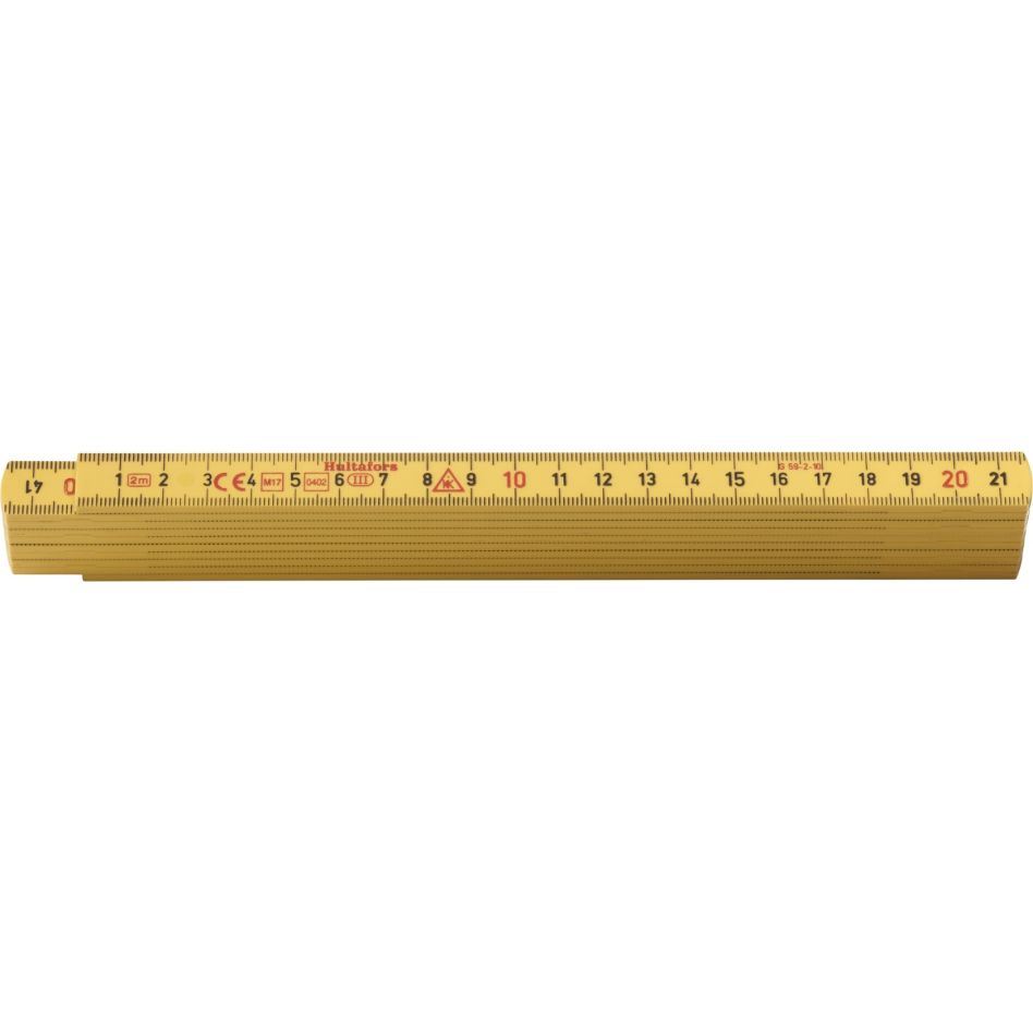 Mètre pliant Hultafors G 59-2-10; 2 m