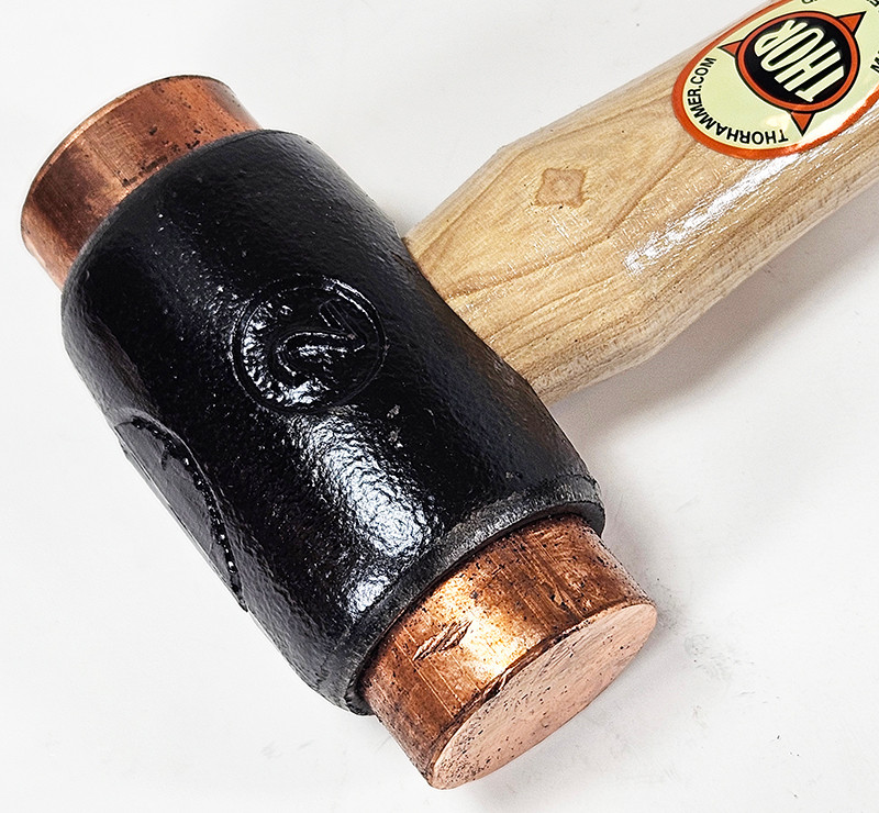 Marteau en cuivre Thor hammer 19480409; 38 mm; 1350 g