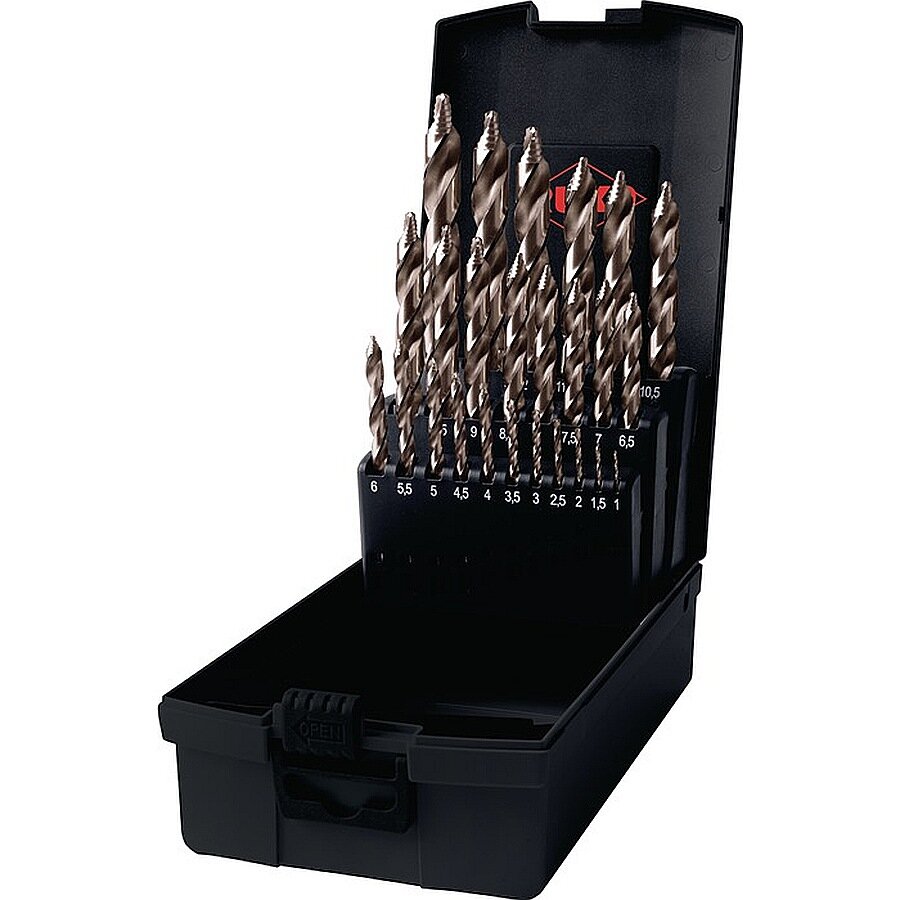 Mèche universelle  Ruko ULTIMATECUT FLOWSTEP; HSS-Co 5; 25 unités