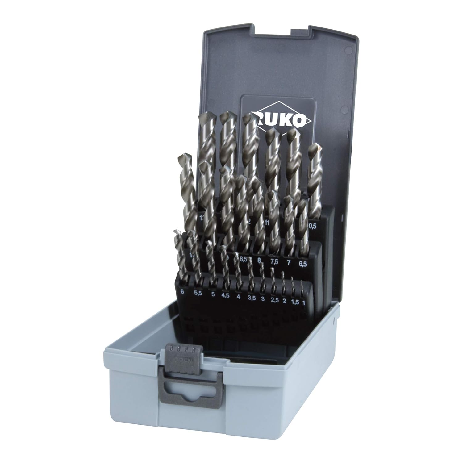 Jeu de forets en métal  Ruko 214215RO; HSS-G; 1-13 mm; 25 unités