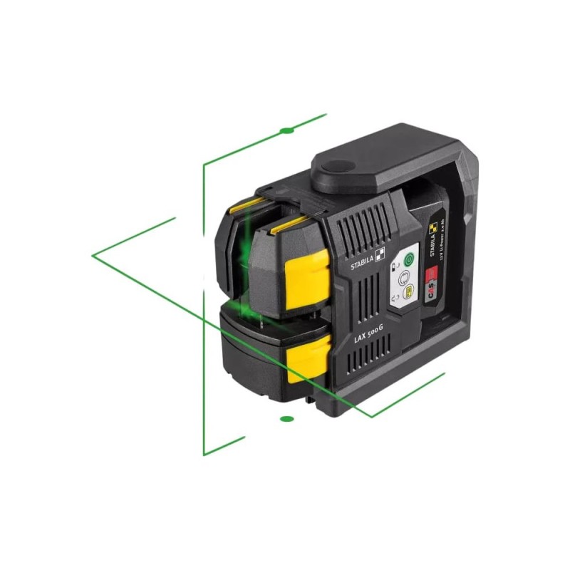 Niveau laser de ligne transversale Stabila LAX 500G; 12V; IP54 vert