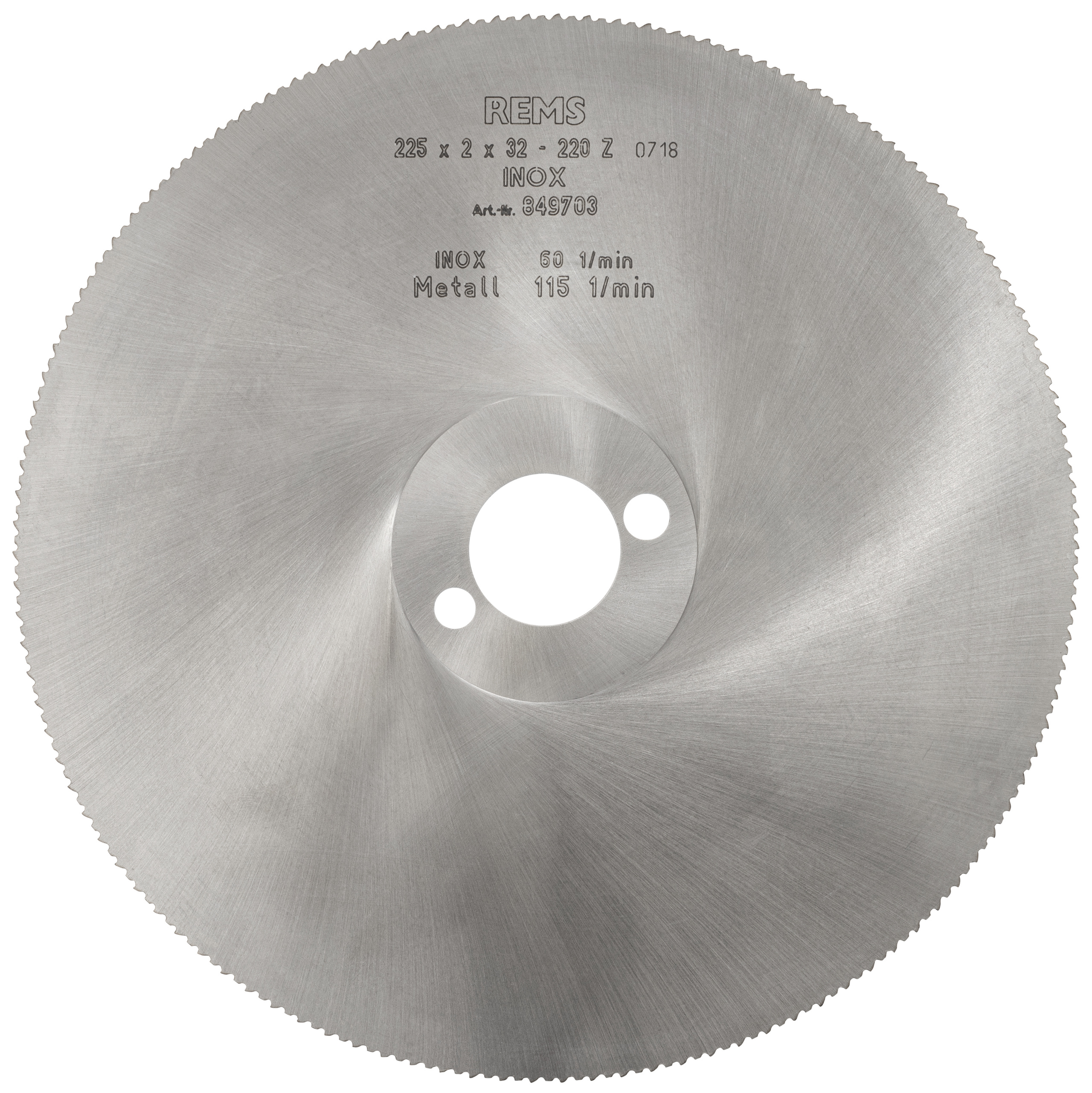 Scie circulaire Rems 849703R; HSS; 225x2x32 mm; Z 220