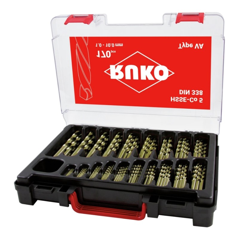 Jeu de forets en métal Ruko 215200RO; HSS-Co 5; 170 unités
