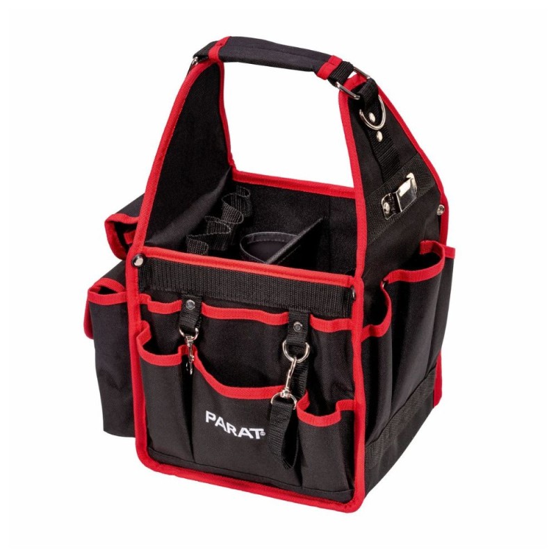 Caisse à outils Parat Basic Softbag S; 235x215x400 mm noir/rouge
