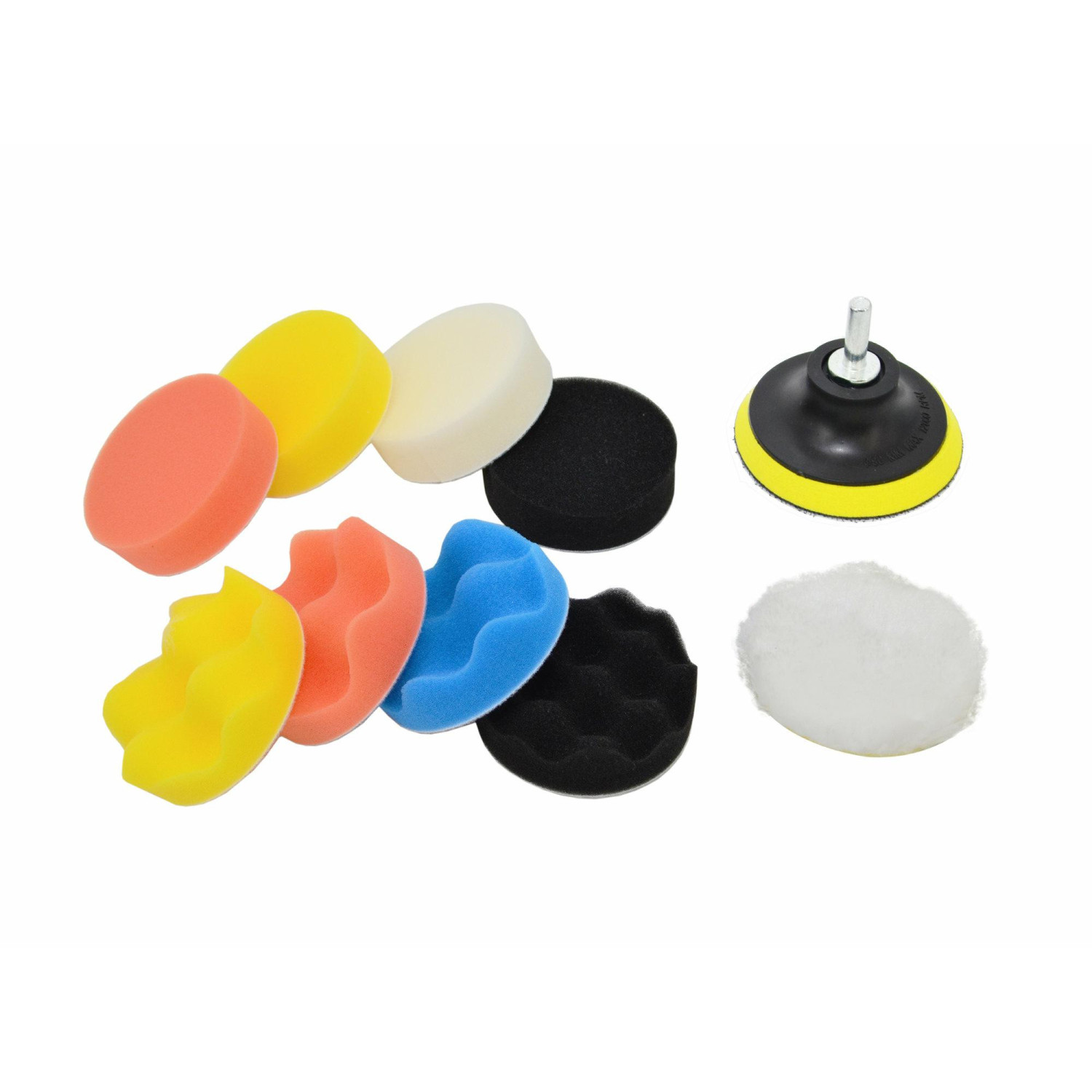 Jeu de polissage AWTools AW57100; 80 mm; 11 unités