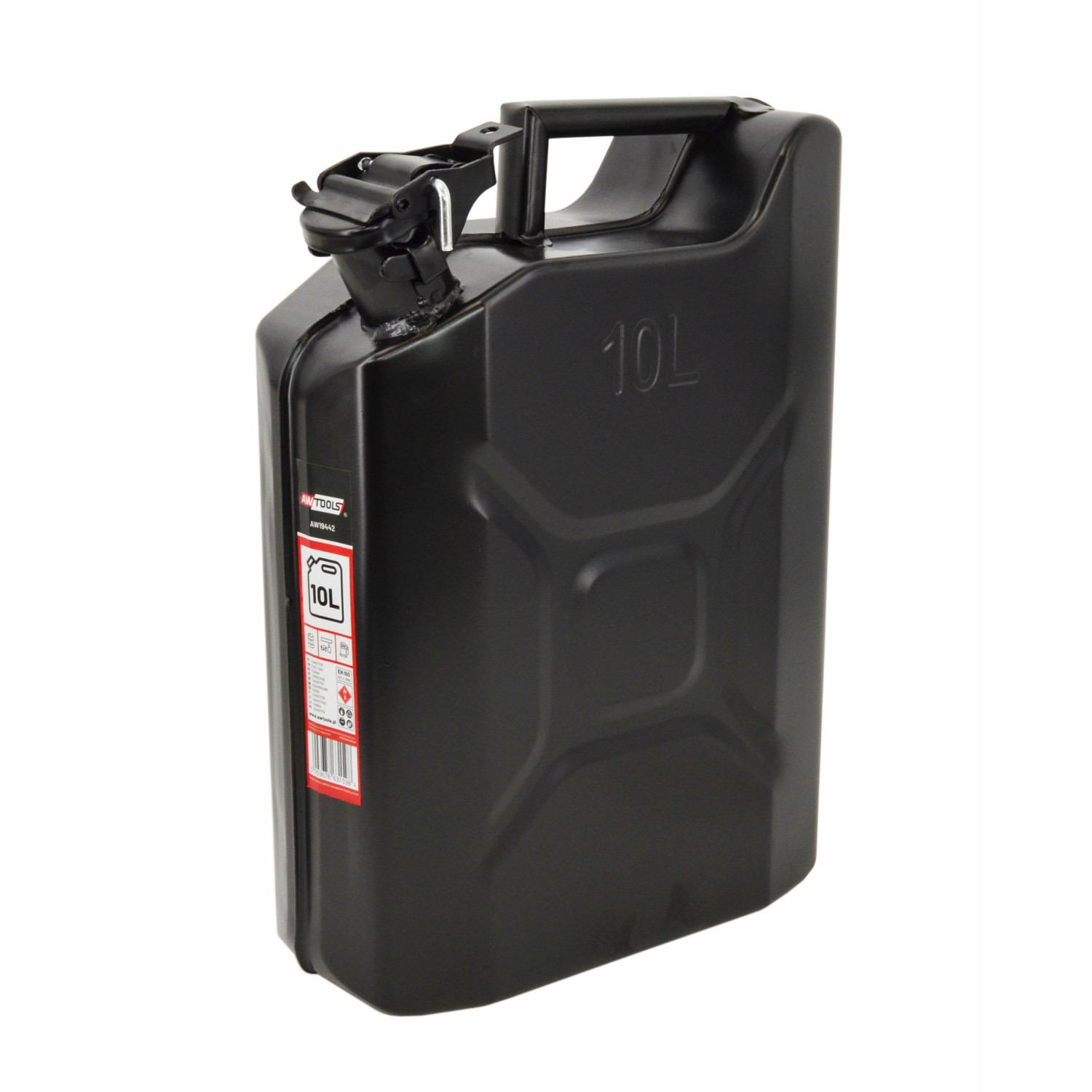 Bidon de carburant AWTools AW19442; 10 l métal