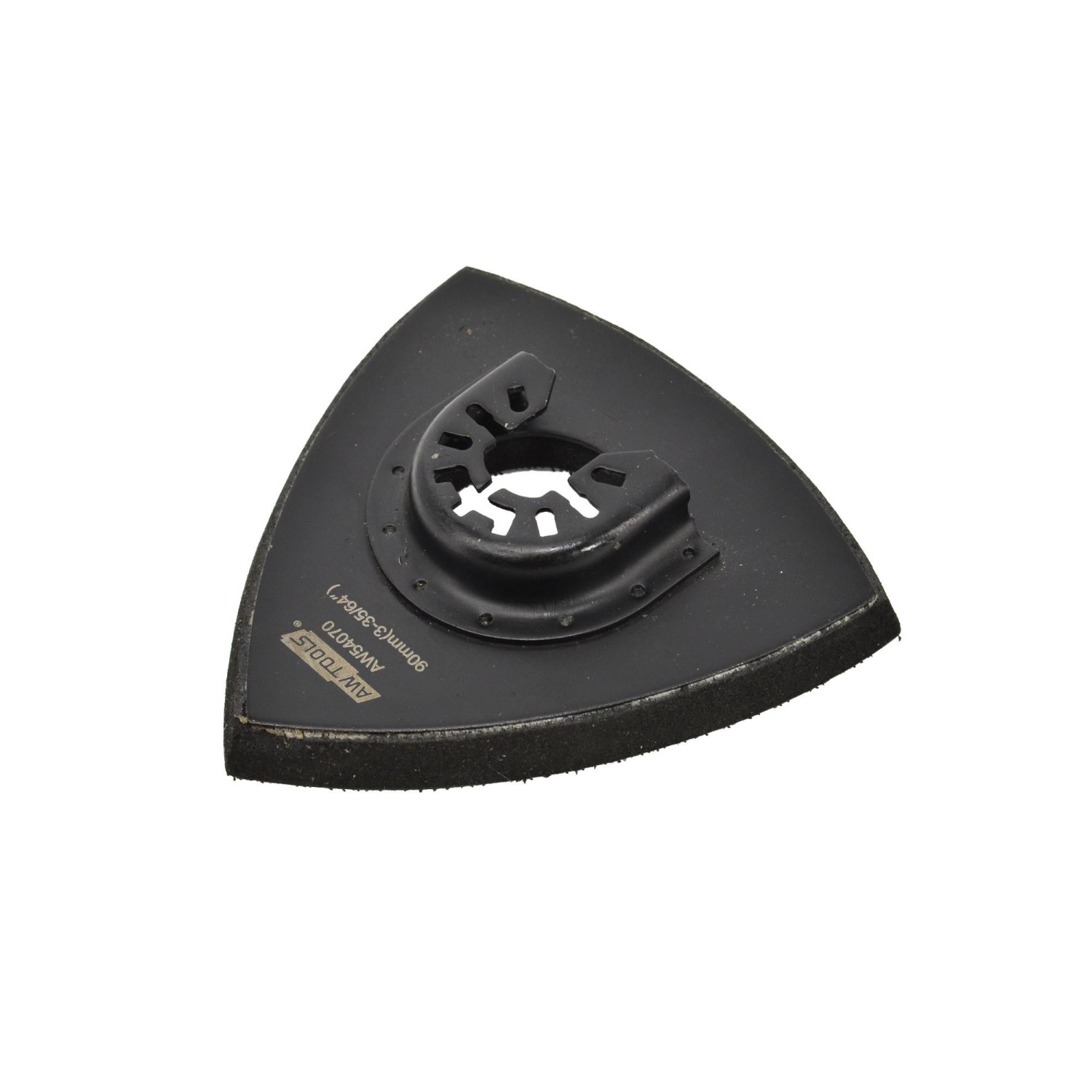 Tampon d'interface de protection triangulaire avec surface collante AWTools AW54070; 90 mm