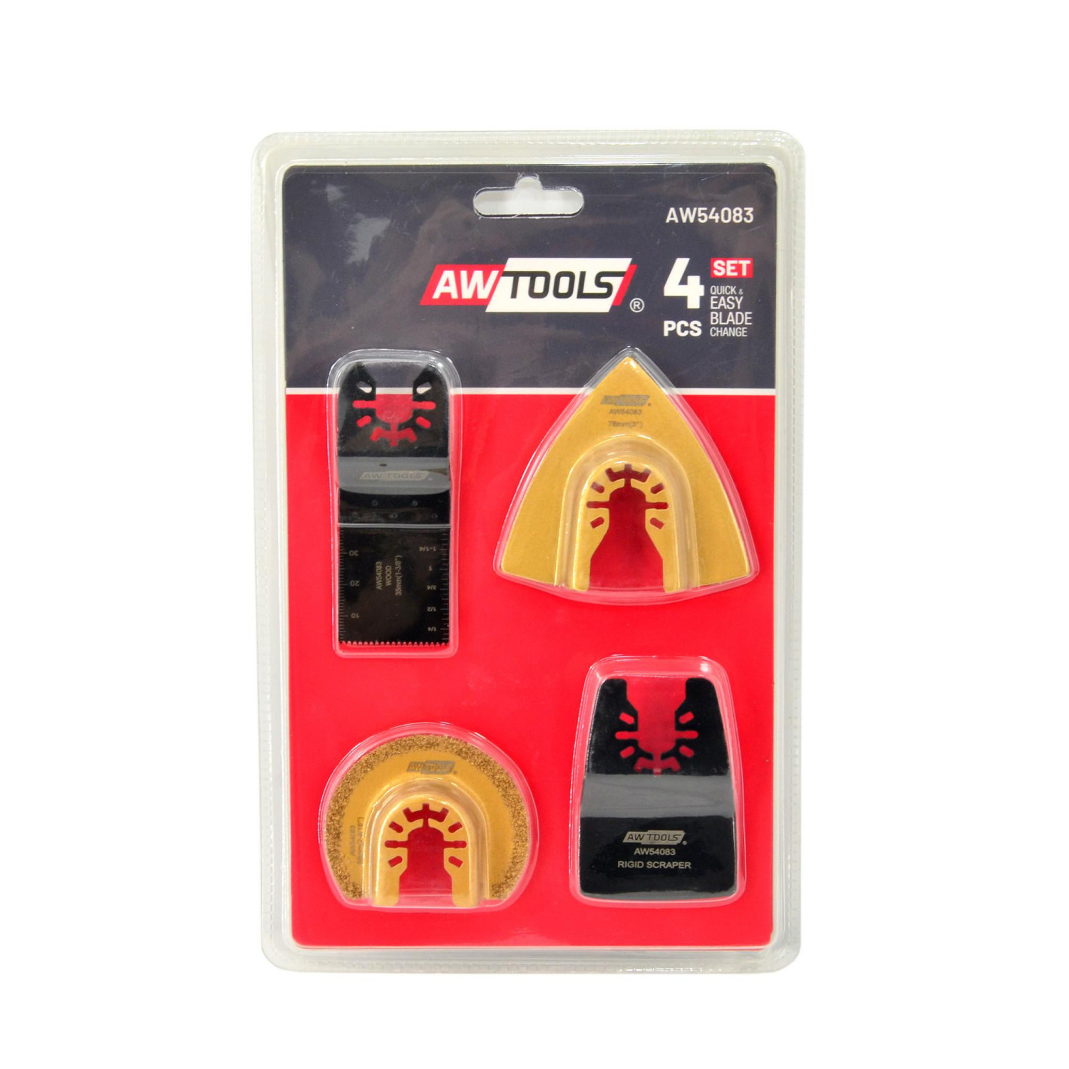 Ensemble d'accessoires AWTools AW54083; 4 unités