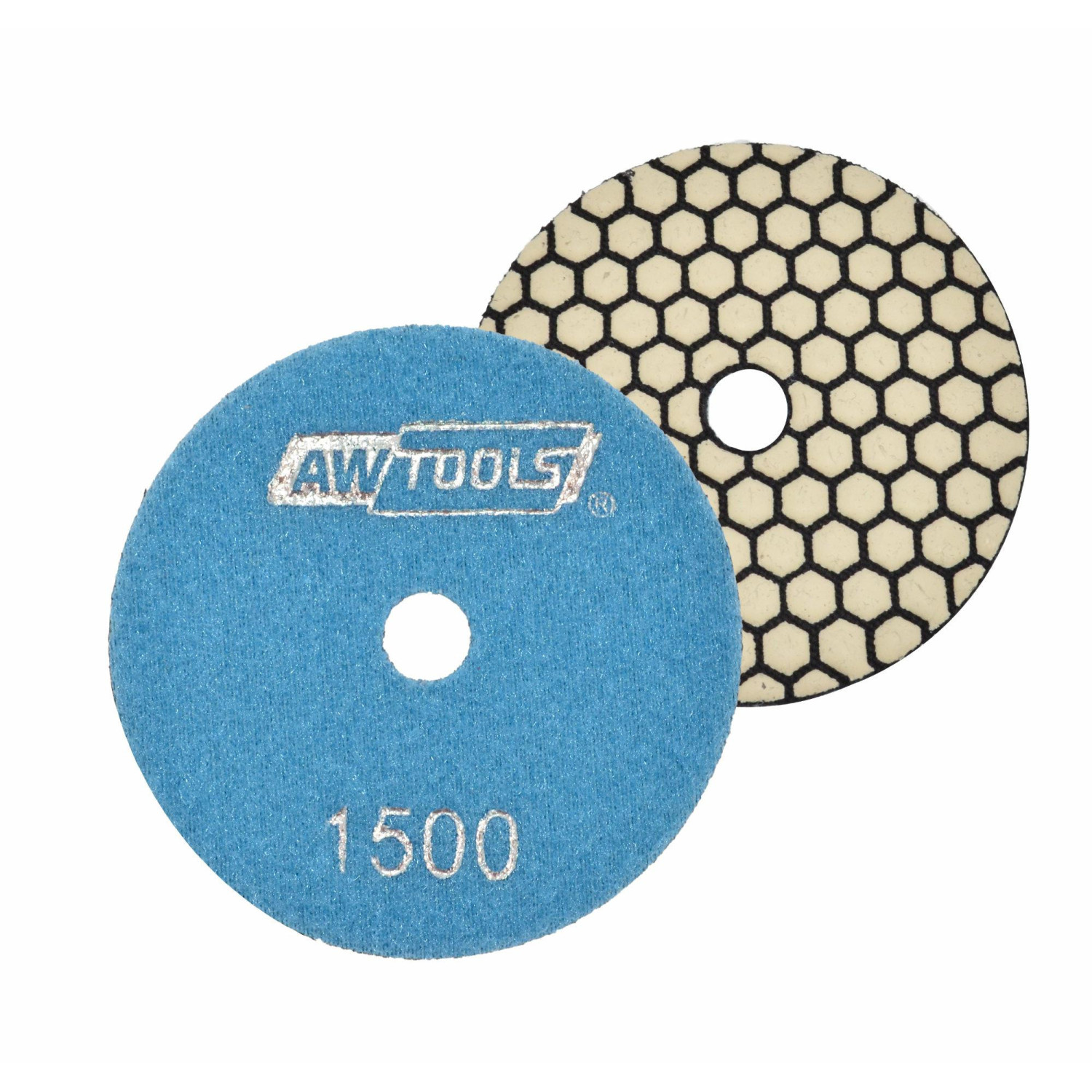 Tampon d'interface de protection de diamant AWTools AW56321; 100 mm; P1500