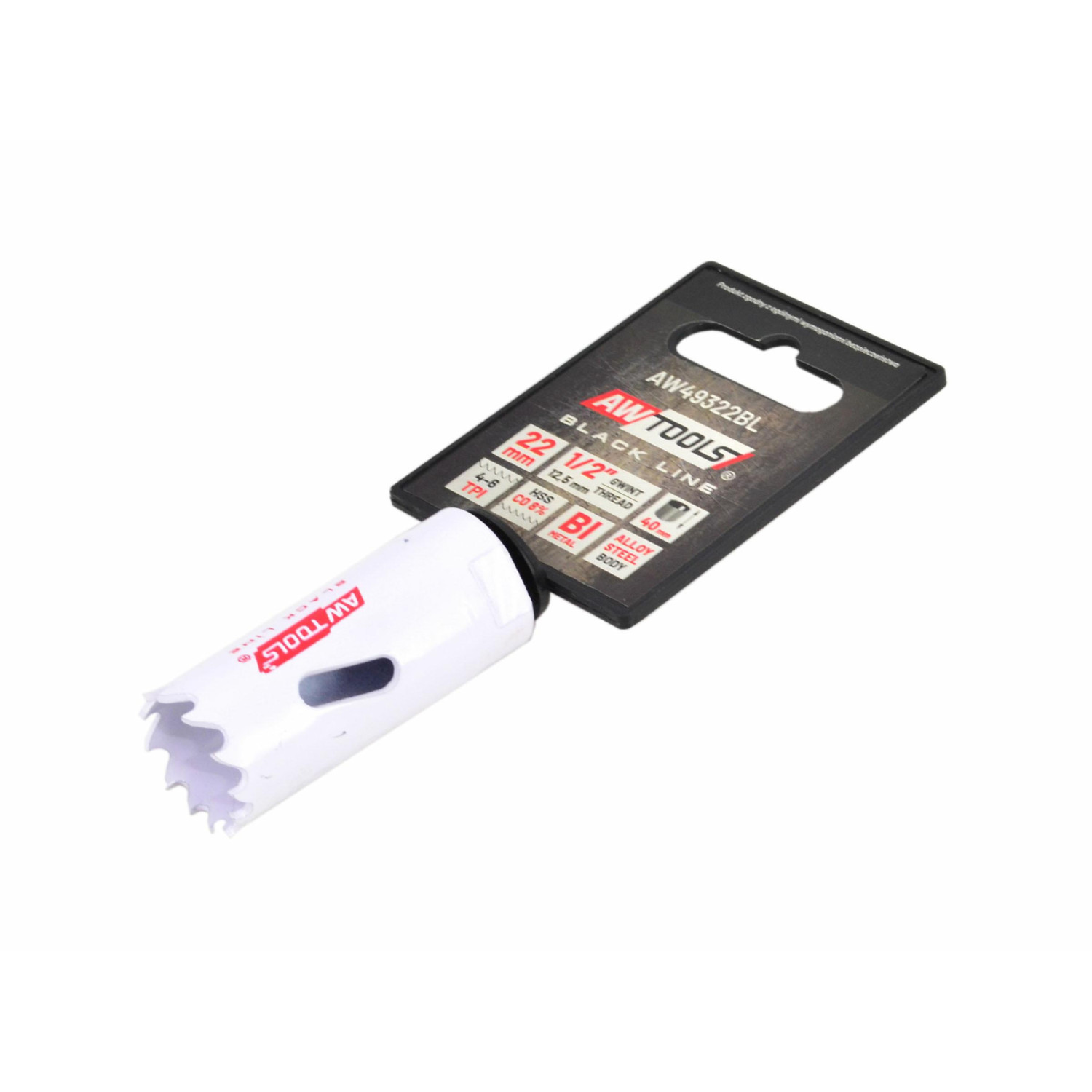 Scie cloche AWTools AW49327BL; Bi-Metal; HSS-Co 8%; 27 mm