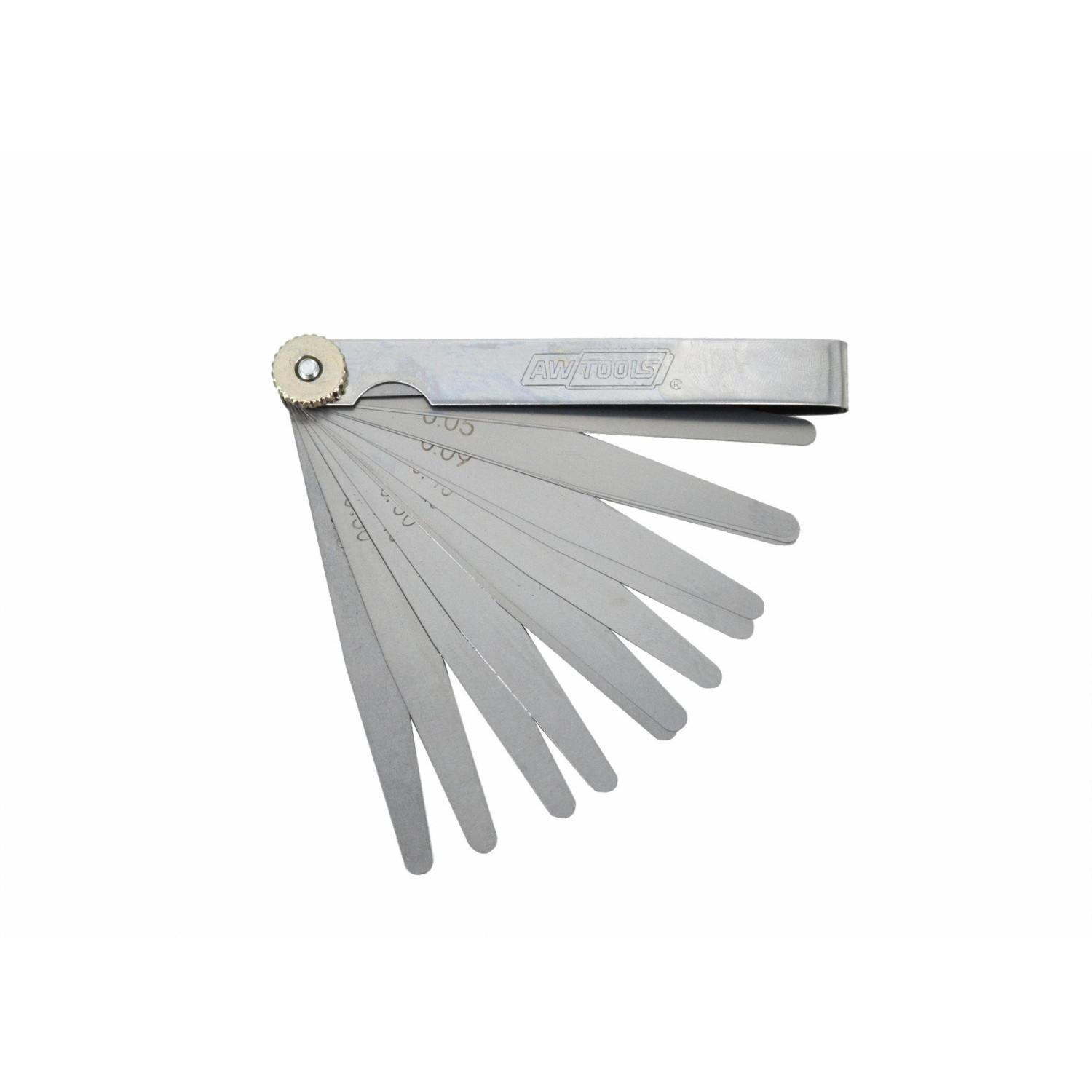 Jauge d'épaisseur de précision AWTools AW17400; 100 mm; 0,02–1,0 mm