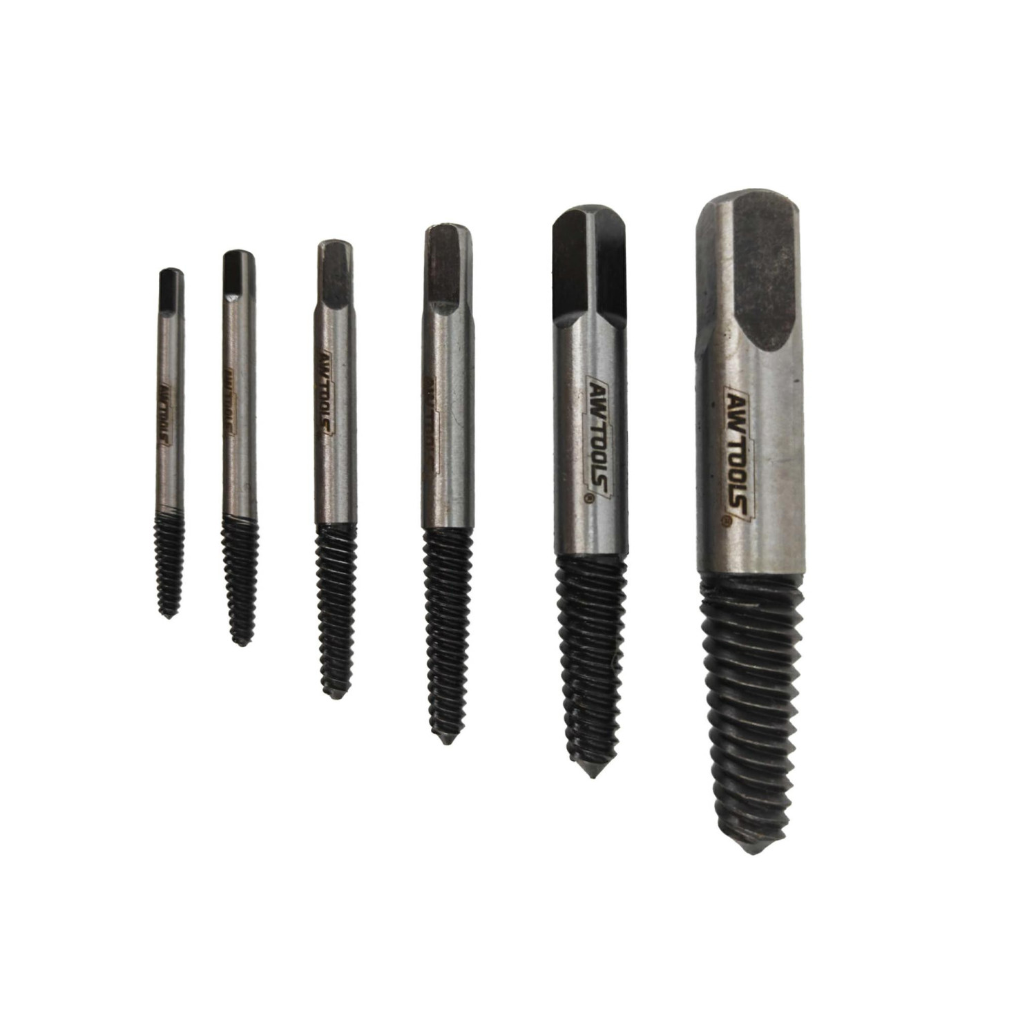 Extracteurs de vis AWTools AW16400BL; 6 unités