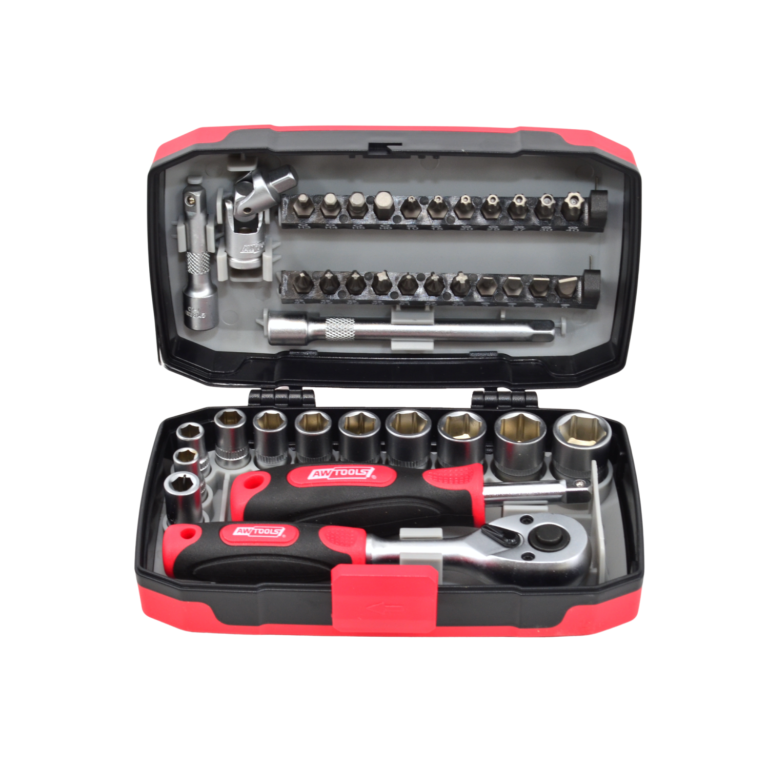 Jeu de tournevis AWTools AW39038BL; 1/4''; 38 unités