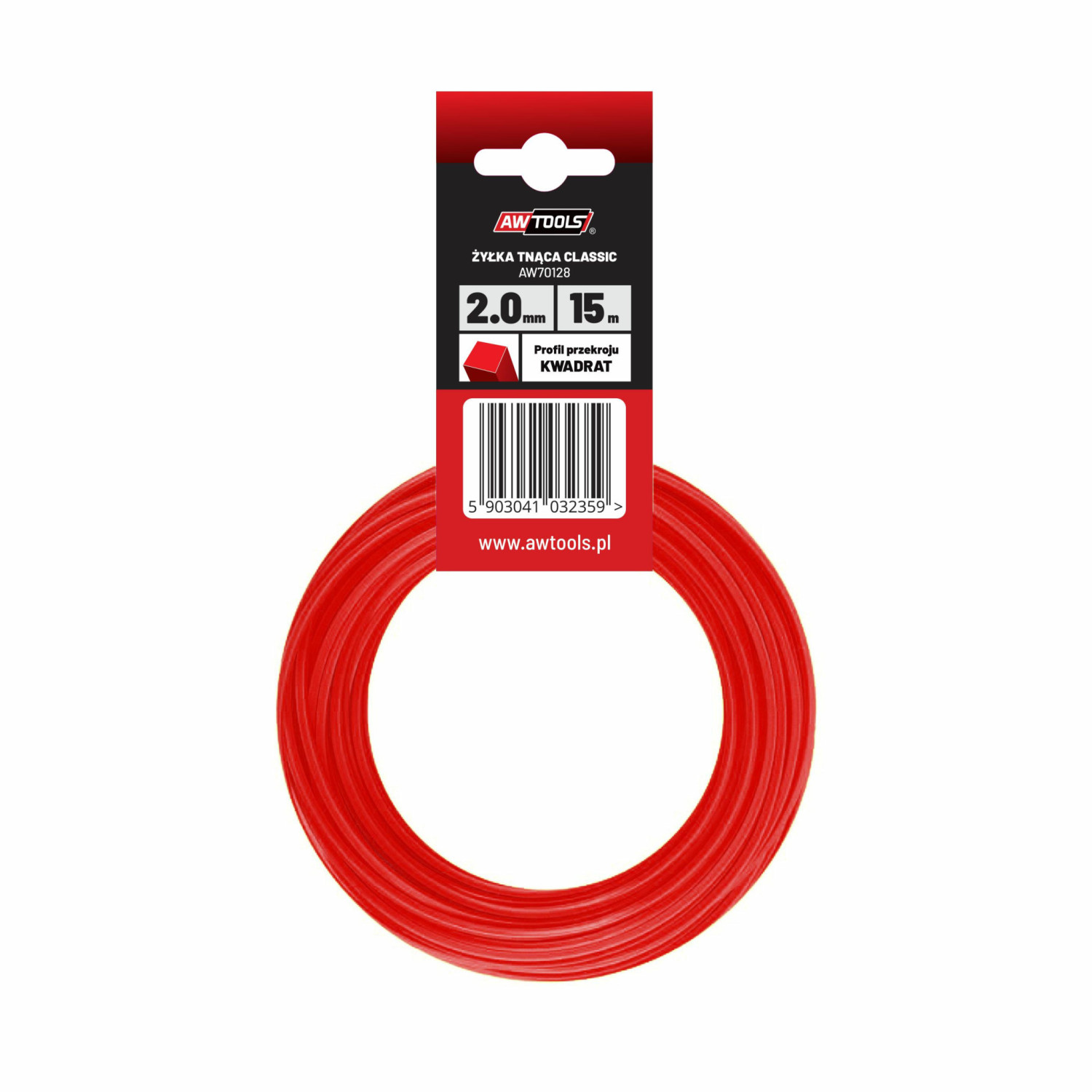 Fil de coupe AWTools AW70127; 1,6 mm; 15 m