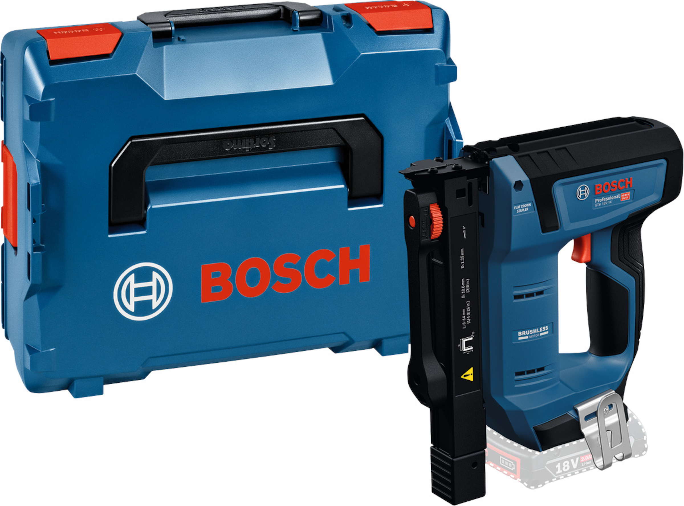 Agrafeuse sans fil Bosch GTH 18V-14 (sans batterie et chargeur)