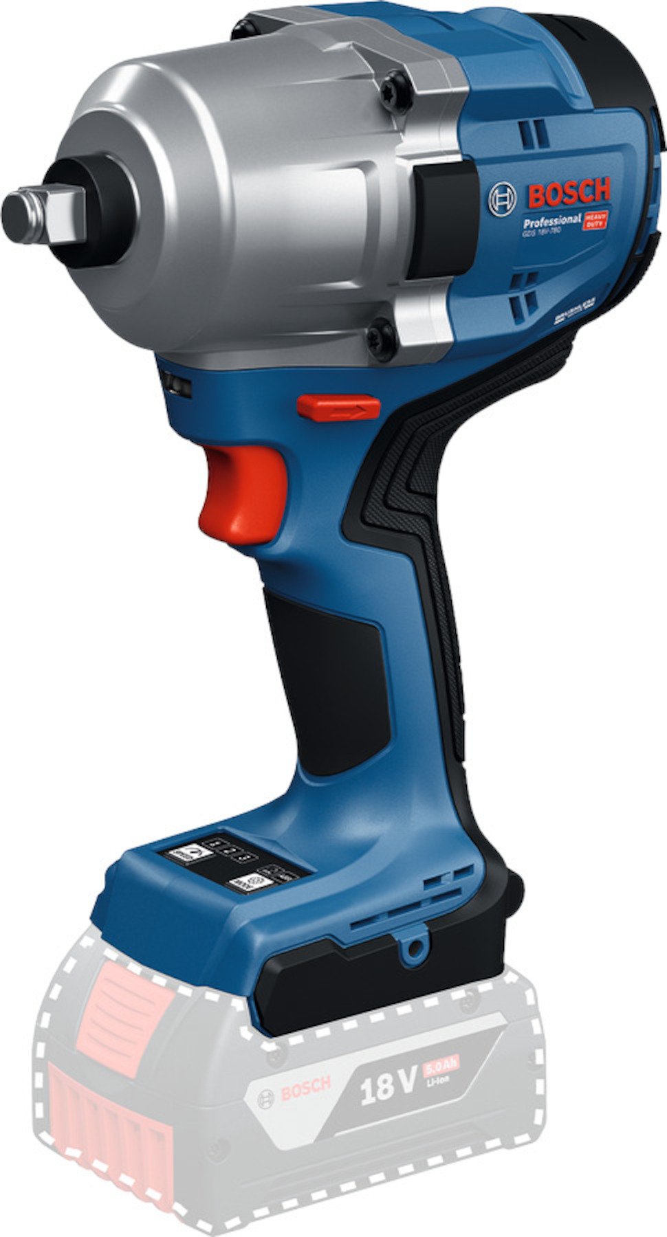 Clé à chocs Bosch GDS 18V-780 (sans batterie et chargeur)