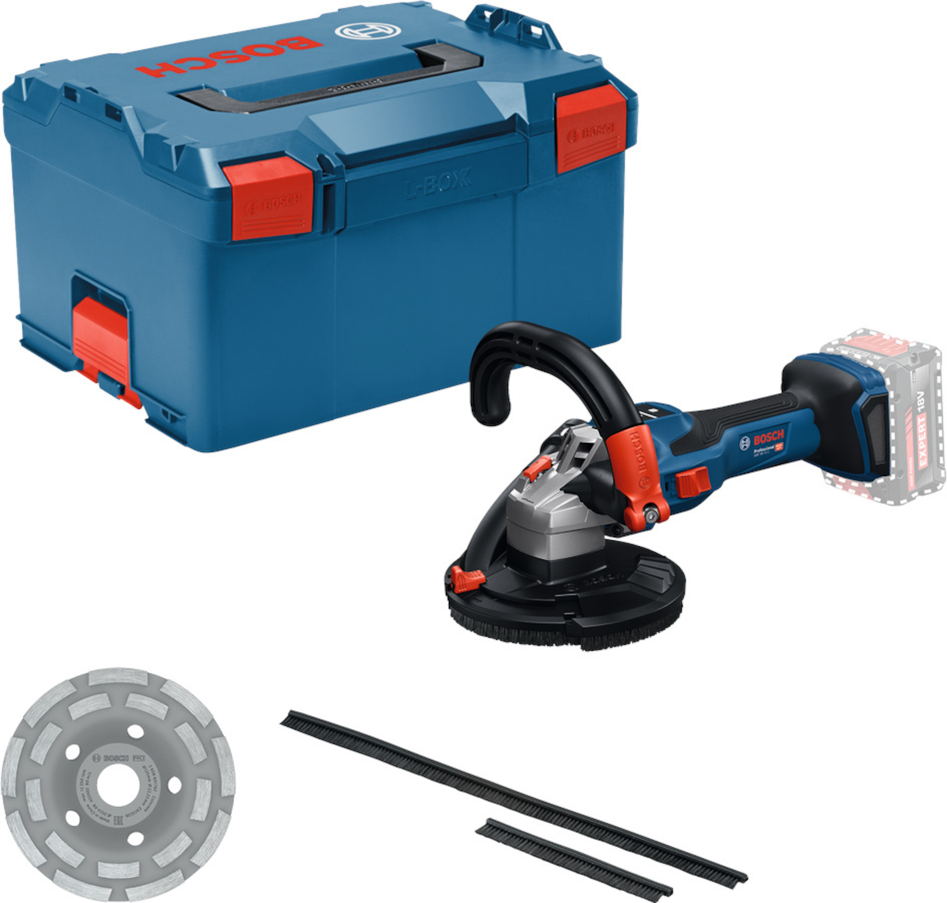 Meuleuse de béton Bosch GBR 18V-15 S; 18 V; 125 mm (sans batterie et chargeur)