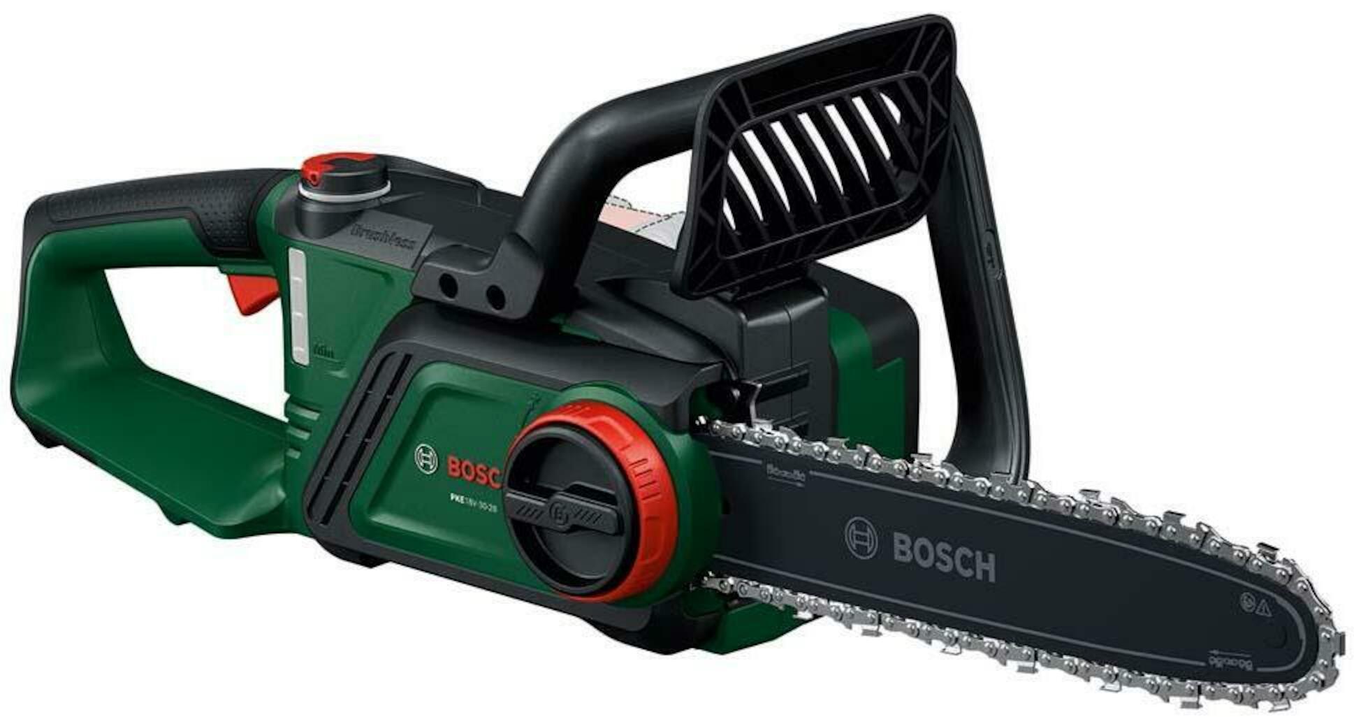 Tronçonneuse Bosch PKE18V-30-28; 18 V; 30 cm juosta (sans batterie et chargeur)