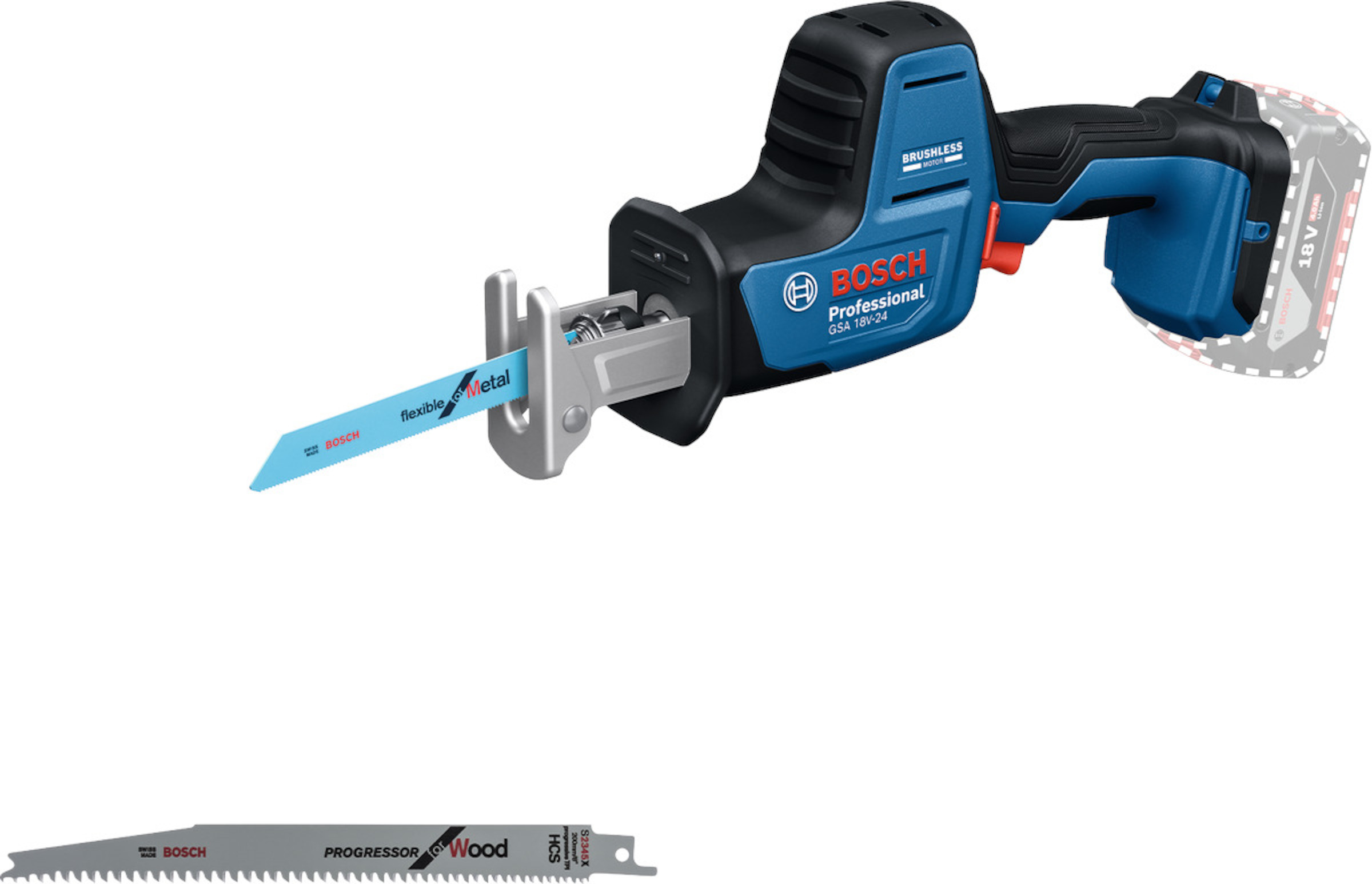 Scie sauteuse Bosch GSA 18V-24; 18 V (sans batterie et chargeur)