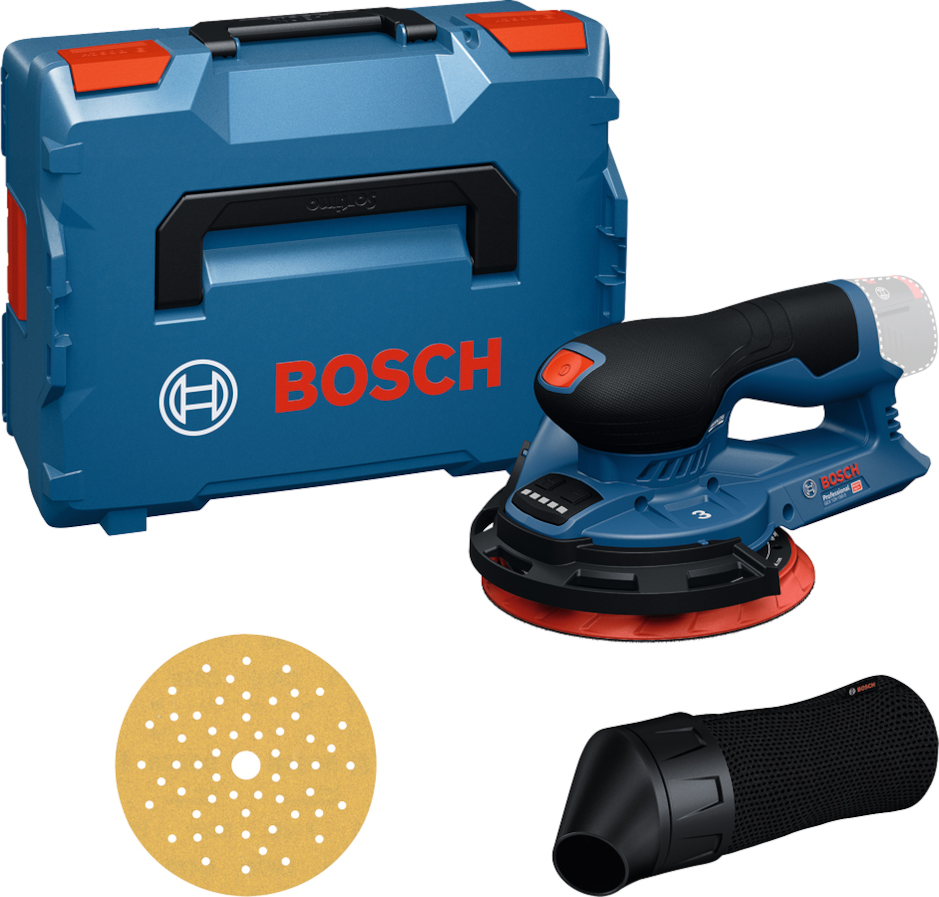 Ponceuse orbitale Bosch GEX 12V-150-3; 12 V; 150 mm (sans batterie et chargeur)