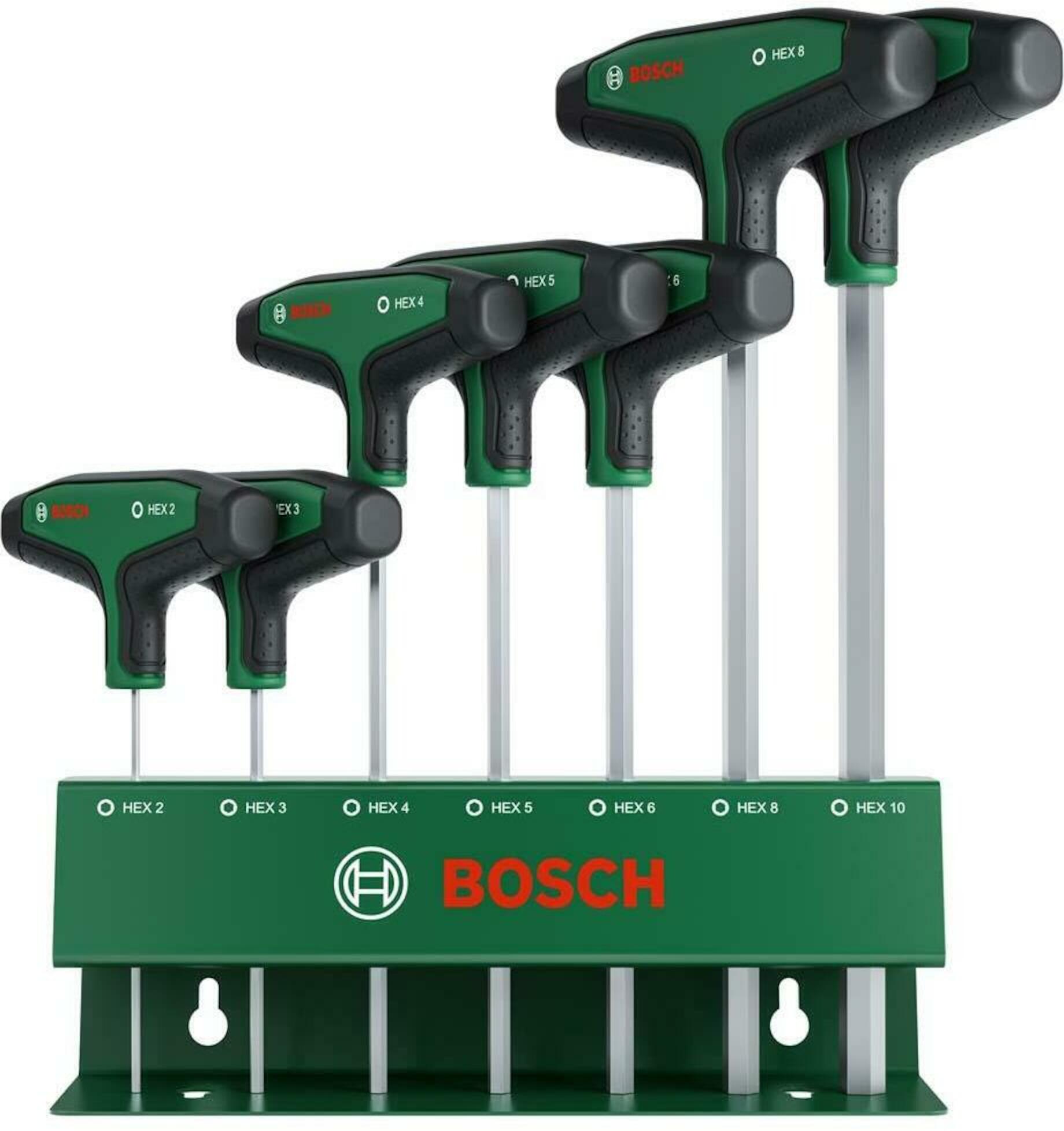 Ensemble de tournevis Bosch 1600A039J1; Hex; 7 pcs.; + support