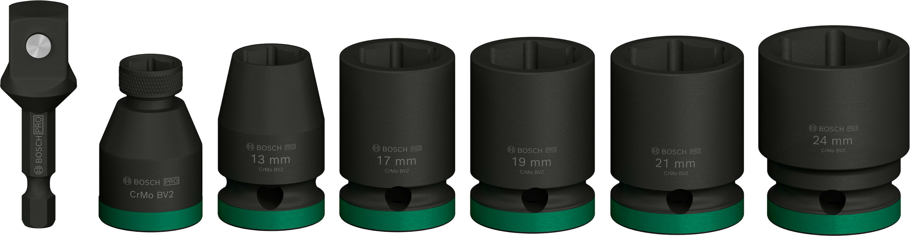 Porte-embout à visser HSS; PRO IMPACT; 1/2''; 13-24 mm; 39 mm; 7 unités
