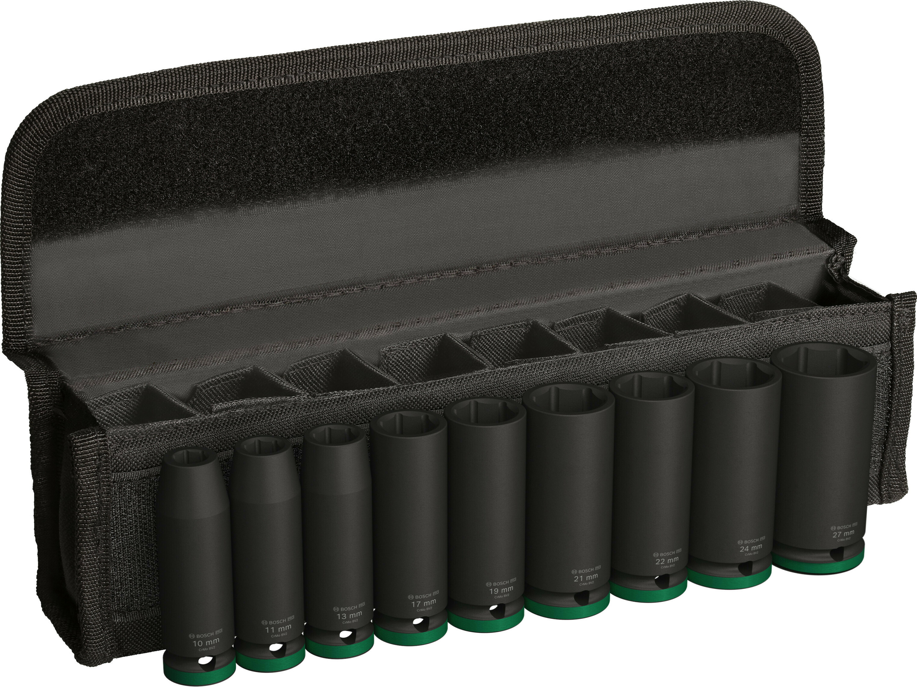 Porte-embout à visser Bosch PRO IMPACT; 1/2''; 10-27 mm; 77 mm; 9 unités