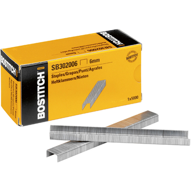 Agrafes Bostitch SB302006; 11,1x6 mm; 5000 unités