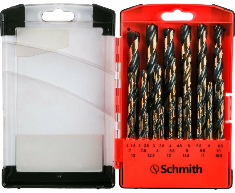 Ensemble de forets Schmith SQWMP-022; HSS Pro; 25 unités