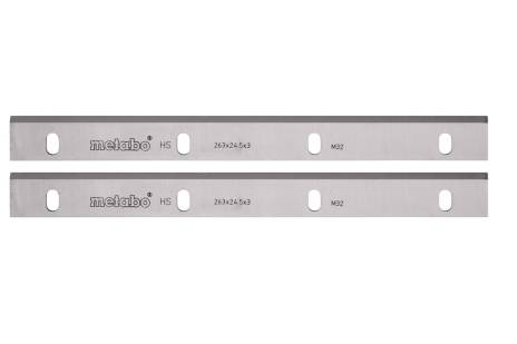 Lames de rabot Metabo 0911060167; HC 300; HSS; 304x25x3 mm; 2 unités