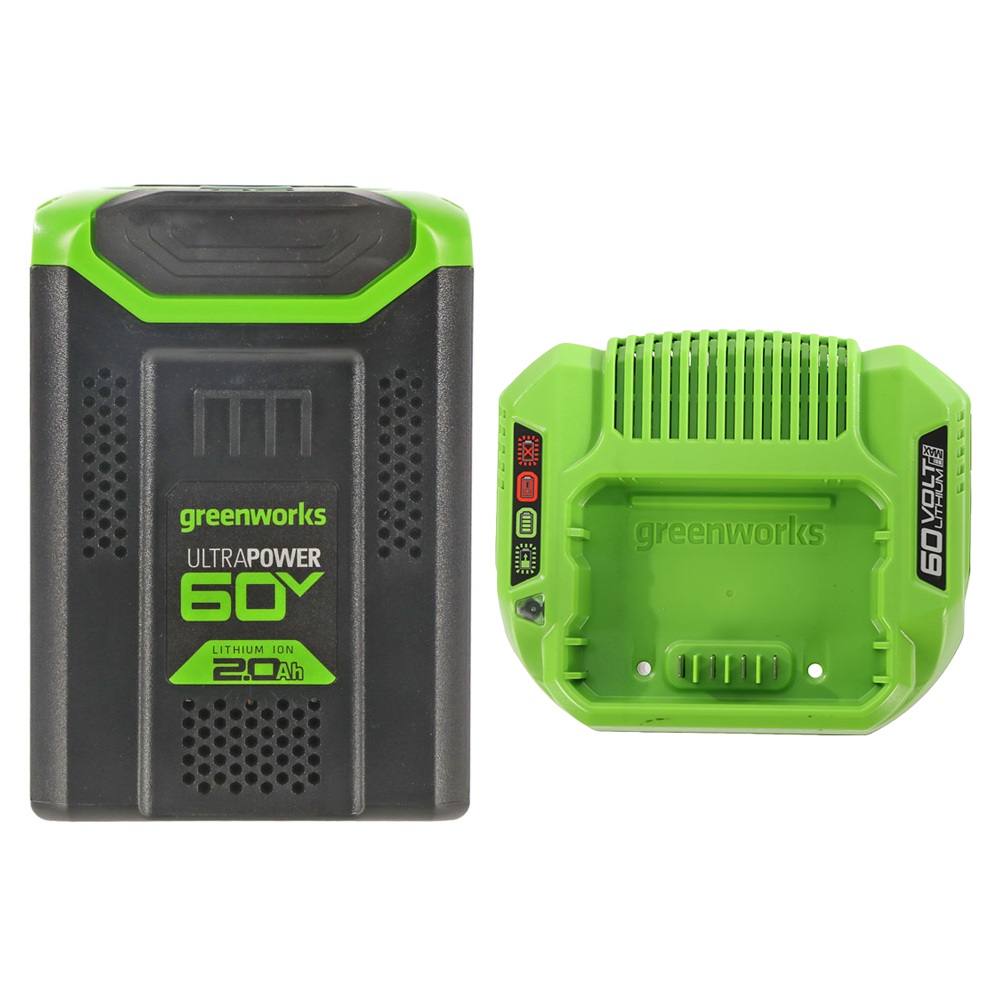 Ensemble d'accessoires Greenworks K6S2AEAA1; 60 V; 1x2,0 Ah accu.