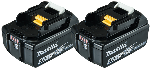 Batterie Makita Twinpack BL1850B; 18 V; 2x5,0 Ah; Li-ion