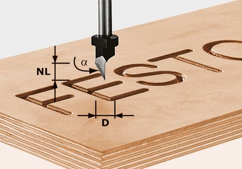 Coupe de script Festool&nbsp;HW; 9,5/55 mm