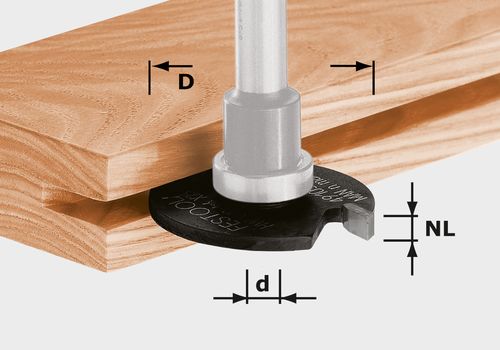Disque à rainurer (sans arbre) Festool; 40 mm; 4 mm