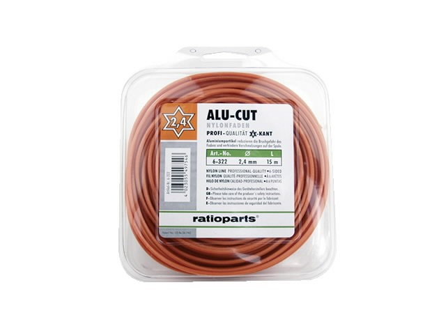 Fil de coupe AluCutline (2,7 mm/15 m) orange, hexagone