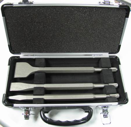 3 pièces. jeu de ciseaux Makita D-05181, SDS Plus