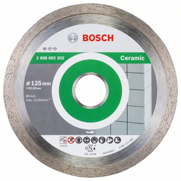 Disque à tronçonner diamanté Bosch PROFESSIONAL FOR CERAMIC; 125