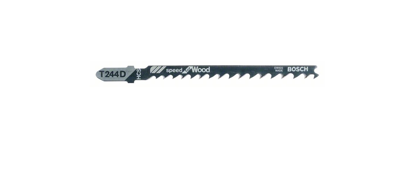 Lames pour scie sauteuse Bosch T 244 D; 5 unités
