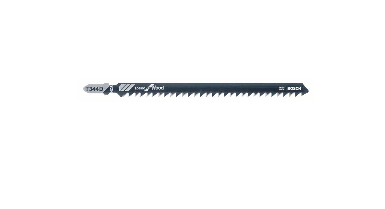 Lames pour scie sauteuse Bosch T 344 D; 5 unités