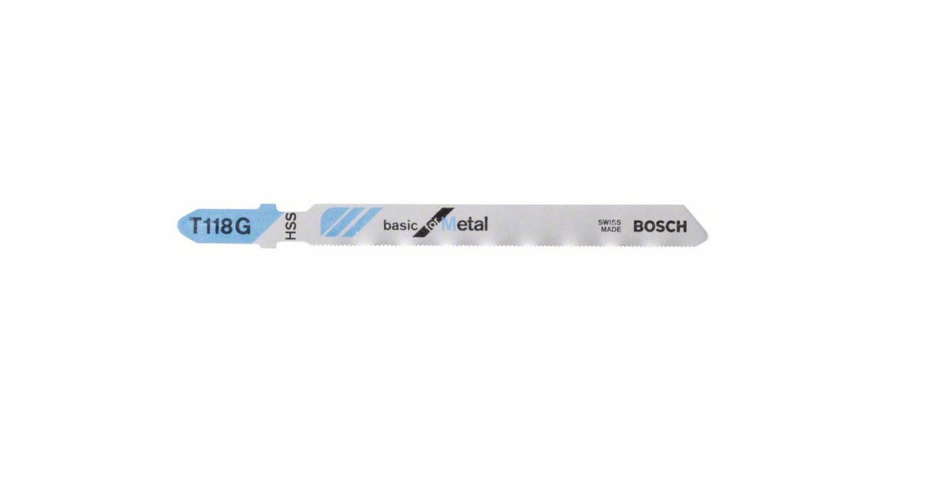 Lames pour scie sauteuse Bosch T 118 G; 5 unités