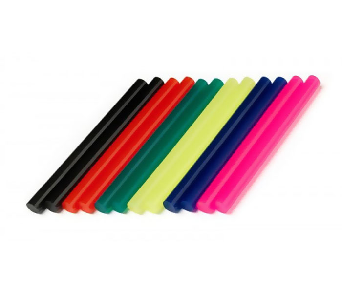 Bâton de colle 
  Dremel GG05; 7x100
  mm; 12 pièces; coloré