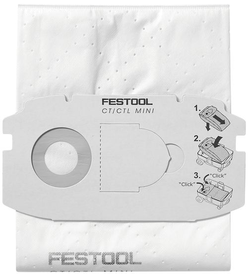 Sacs en tissu pour aspirateur Festool SC FIS-CT MINI/5