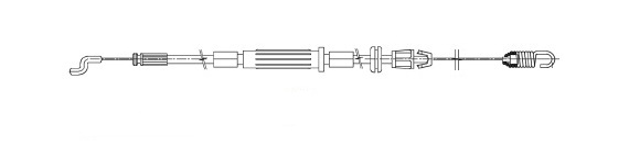 Câble Clutch pour tondeuses à gazon Stiga Collector 46/53