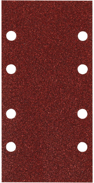 Papier abrasif pour ponceuse orbitale en feuille 93x230 mm; K100; 10 unités