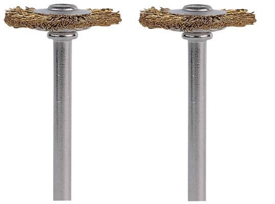 Brosse en laiton Dremel 535, 19,0 mm; 2 unités