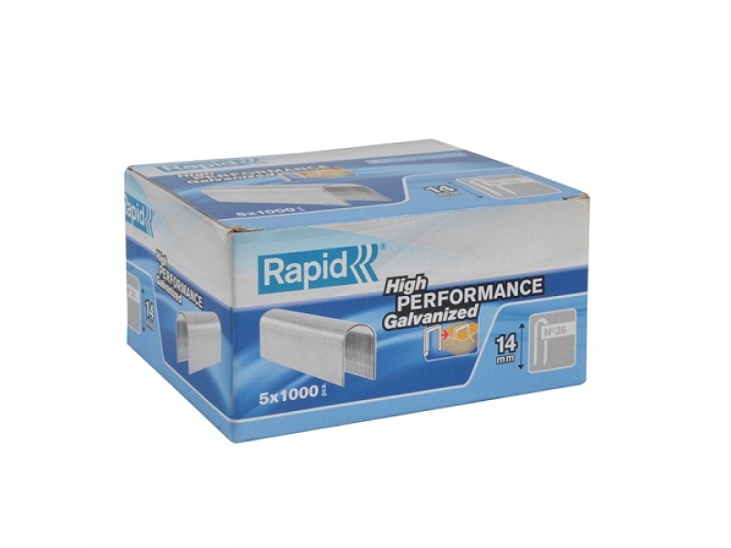 Agrafes Rapid; 14 mm; 5000 pcs .; TYP 36