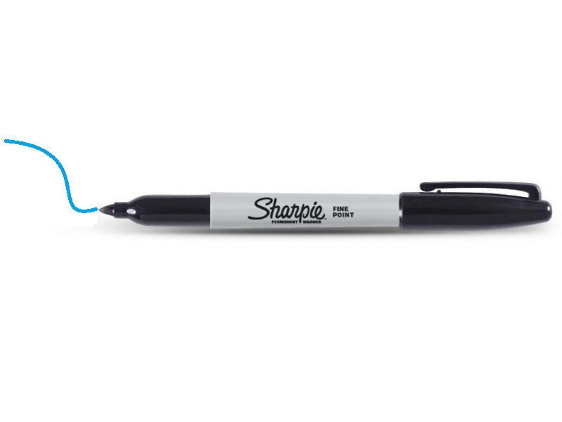Stylo de marquage Irwin Sharpie Fine bleu