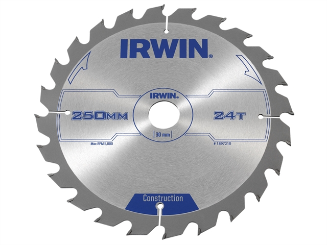 Lame de scie Irwin; 250x3x30,0 mm; Z24