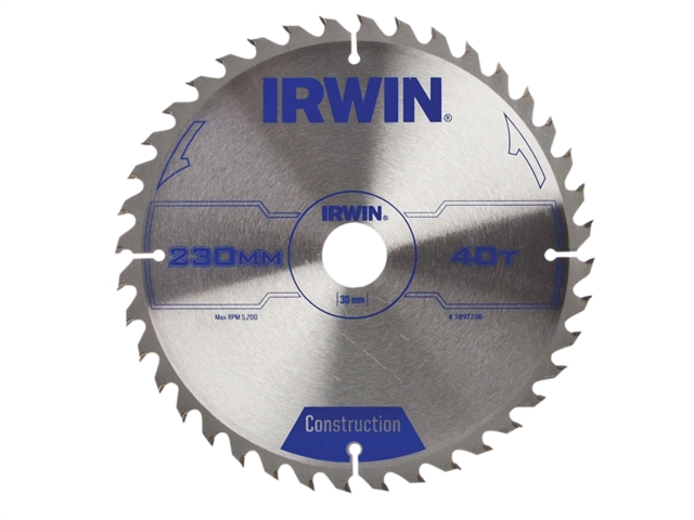 Lame de scie Irwin; 230x2,8x30,0 mm; Z40