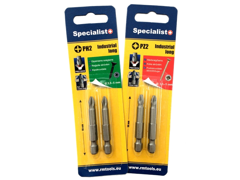 Peu de tournevis Specialist; PZ2; 2 unités
